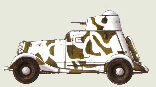 БА-20 – лёгкий пулемётный бронеавтомобиль