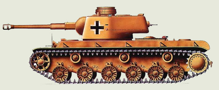 Немецкий KV-1 753(r). 22тд 204тп. 1943 г.