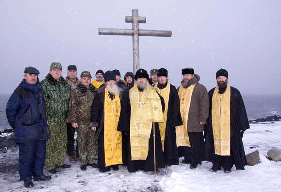 Православный крест на мысе Челюскин
