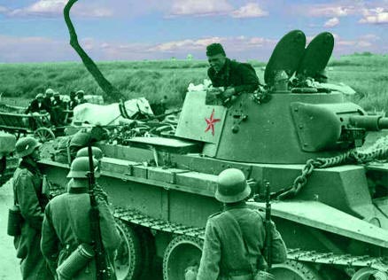 БТ-7 во время освободительного похода в Восточную Польшу