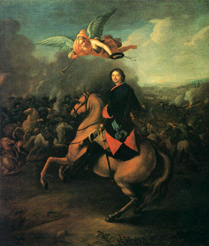 Петр I в Полтавском бою (картина)