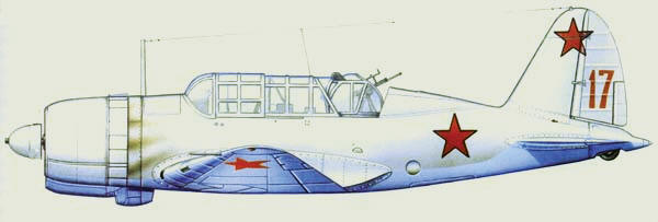 Су-2 М-88Б в зимней раскраске
