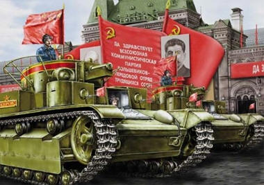 Т-28 на первомайском параде на Красной площади
