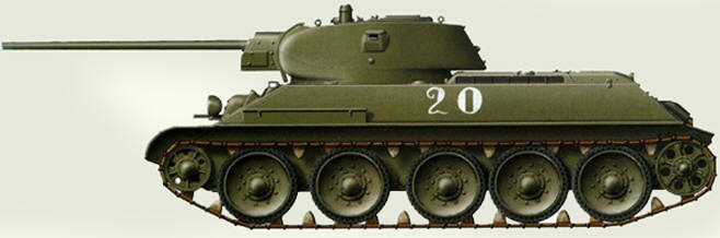 Т-34-57 командира танкового полка 21-й танковой бригады Героя Советского Союза майора Лукина